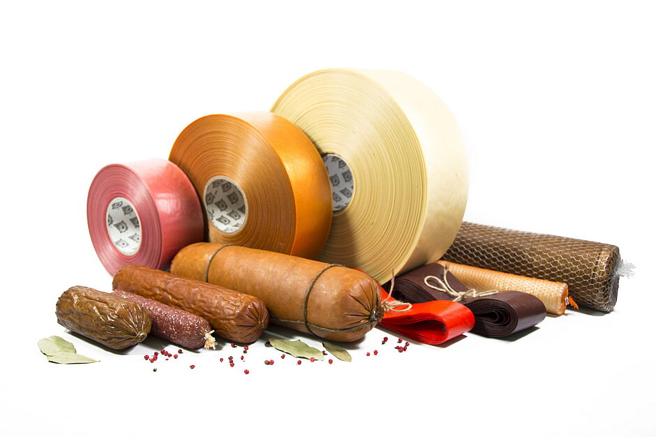 Collagen rolls and sausages